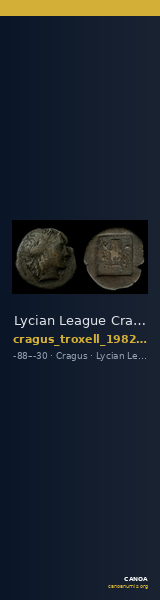 Lycian League Cragus Troxell 1982 4.90 — CANOA