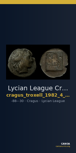Lycian League Cragus Troxell 1982 4.90 — CANOA