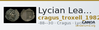 Lycian League Cragus Troxell 1982 4.93 — CANOA