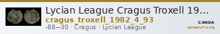Lycian League Cragus Troxell 1982 4.93 — CANOA