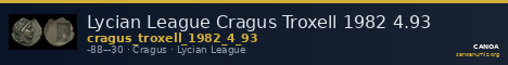Lycian League Cragus Troxell 1982 4.93 — CANOA