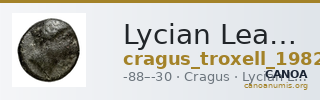 Lycian League Cragus Troxell 1982 4.94 — CANOA