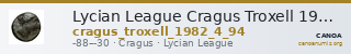 Lycian League Cragus Troxell 1982 4.94 — CANOA