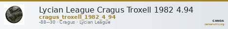 Lycian League Cragus Troxell 1982 4.94 — CANOA