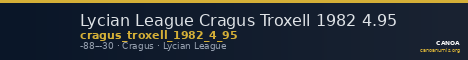 Lycian League Cragus Troxell 1982 4.95 — CANOA