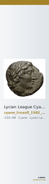 Lycian League Cyaneae Troxell 1982 2.24 — CANOA