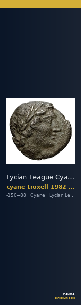 Lycian League Cyaneae Troxell 1982 2.24 — CANOA