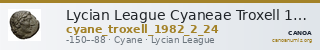 Lycian League Cyaneae Troxell 1982 2.24 — CANOA