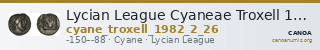 Lycian League Cyaneae Troxell 1982 2.26 — CANOA