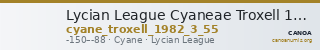 Lycian League Cyaneae Troxell 1982 3.55 — CANOA