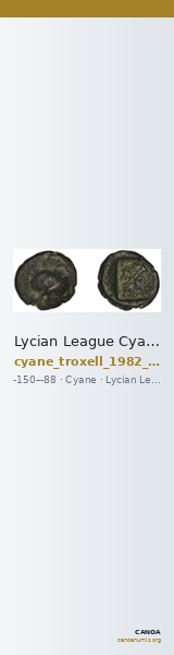 Lycian League Cyaneae Troxell 1982 3.77 — CANOA