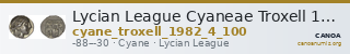 Lycian League Cyaneae Troxell 1982 4.100 — CANOA