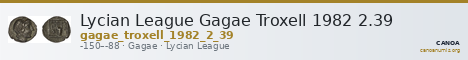 Lycian League Gagae Troxell 1982 2.39 — CANOA