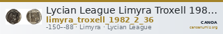 Lycian League Limyra Troxell 1982 2.36 — CANOA