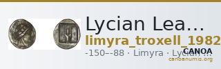 Lycian League Limyra Troxell 1982 2.38 — CANOA