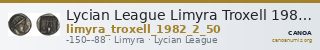 Lycian League Limyra Troxell 1982 2.5 — CANOA