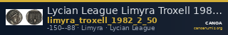 Lycian League Limyra Troxell 1982 2.5 — CANOA