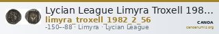 Lycian League Limyra Troxell 1982 2.56 — CANOA