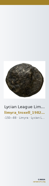 Lycian League Limyra Troxell 1982 3.81 — CANOA