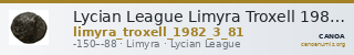 Lycian League Limyra Troxell 1982 3.81 — CANOA