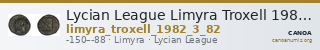 Lycian League Limyra Troxell 1982 3.82 — CANOA