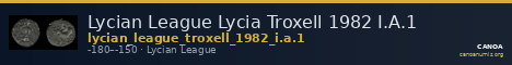 Lycian League Lycia Troxell 1982 I.A.1 — CANOA