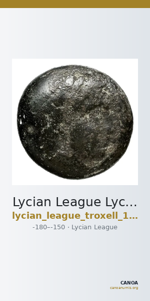 Lycian League Lycia Troxell 1982 I.A.2 — CANOA