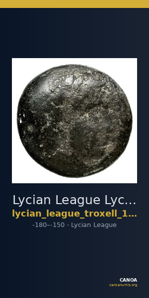 Lycian League Lycia Troxell 1982 I.A.2 — CANOA