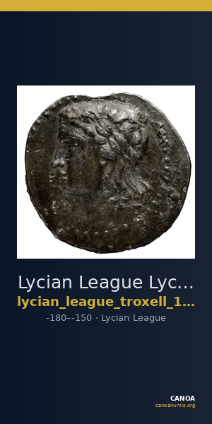 Lycian League Lycia Troxell 1982 I.A.3 — CANOA