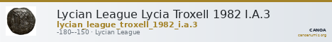 Lycian League Lycia Troxell 1982 I.A.3 — CANOA