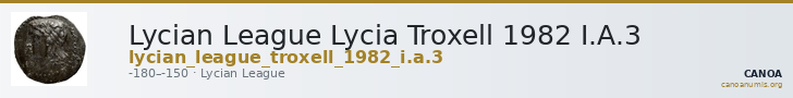 Lycian League Lycia Troxell 1982 I.A.3 — CANOA