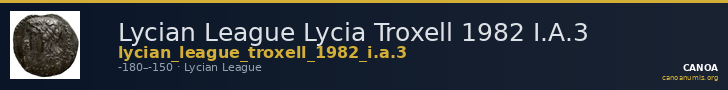 Lycian League Lycia Troxell 1982 I.A.3 — CANOA