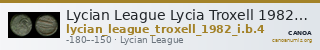 Lycian League Lycia Troxell 1982 I.B.4 — CANOA