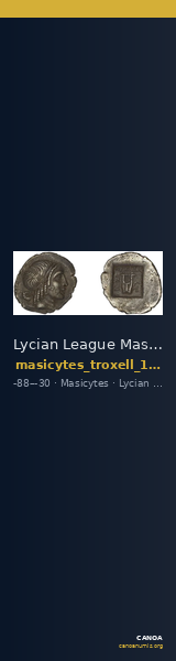 Lycian League Masicytes Troxell 1982 4.103 — CANOA