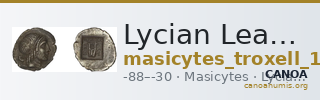 Lycian League Masicytes Troxell 1982 4.103 — CANOA