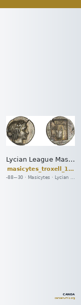 Lycian League Masicytes Troxell 1982 4.107 — CANOA