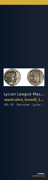 Lycian League Masicytes Troxell 1982 4.107 — CANOA