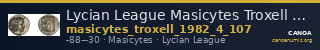 Lycian League Masicytes Troxell 1982 4.107 — CANOA