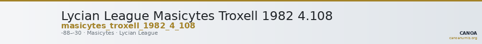 Lycian League Masicytes Troxell 1982 4.108 — CANOA