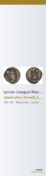 Lycian League Masicytes Troxell 1982 4.109 — CANOA