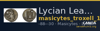 Lycian League Masicytes Troxell 1982 4.109 — CANOA