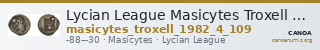 Lycian League Masicytes Troxell 1982 4.109 — CANOA