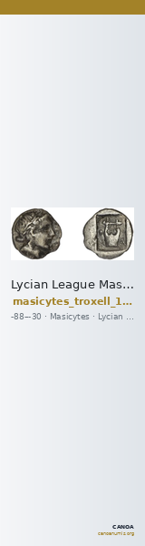 Lycian League Masicytes Troxell 1982 4.85 — CANOA