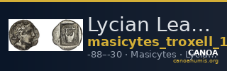 Lycian League Masicytes Troxell 1982 4.85 — CANOA