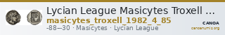 Lycian League Masicytes Troxell 1982 4.85 — CANOA