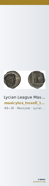 Lycian League Masicytes Troxell 1982 4.86 — CANOA
