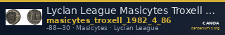 Lycian League Masicytes Troxell 1982 4.86 — CANOA