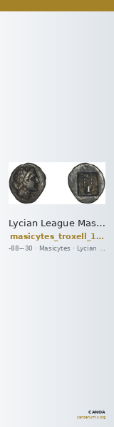 Lycian League Masicytes Troxell 1982 4.87 — CANOA