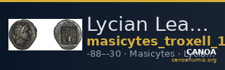 Lycian League Masicytes Troxell 1982 4.87 — CANOA