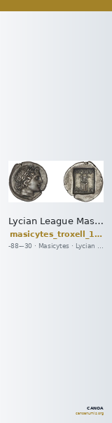 Lycian League Masicytes Troxell 1982 4.91 — CANOA